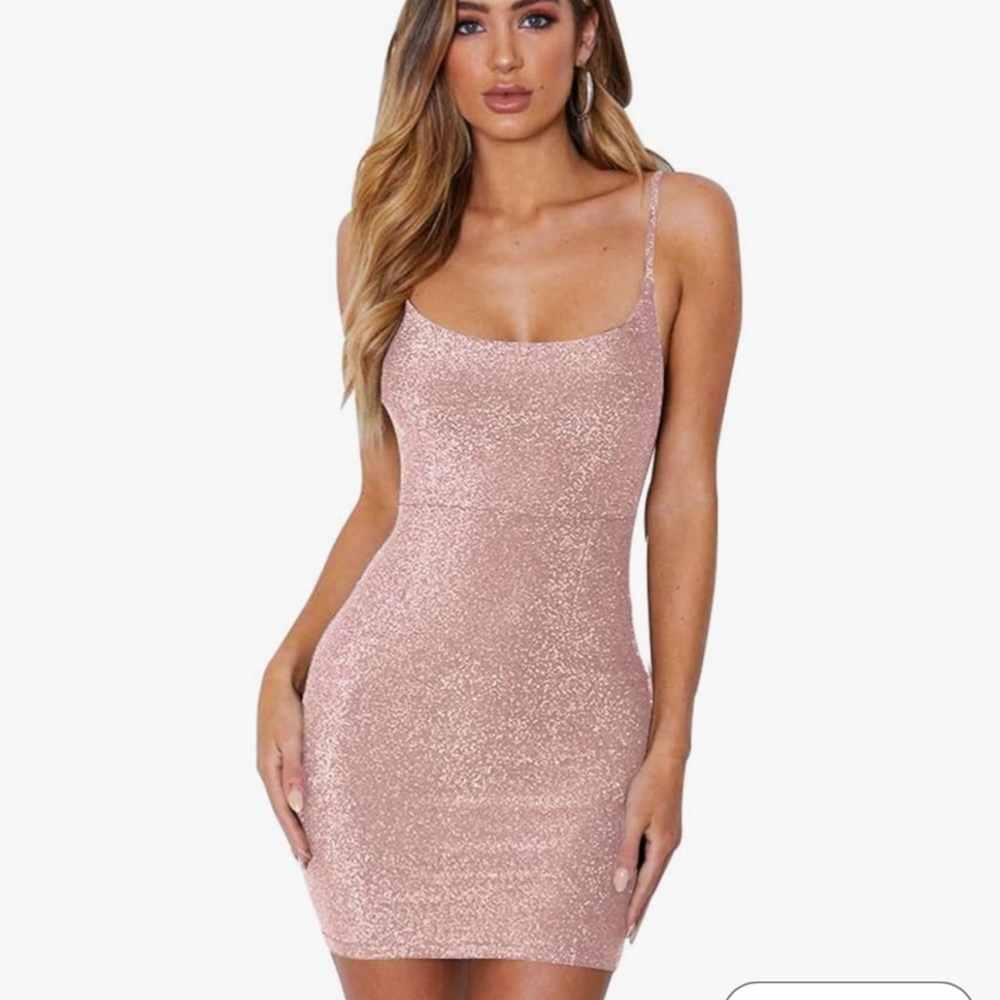FV RELAY Sexy Glitter Bandage Bodycon Wrap Sleeveless Mini Club Party dress